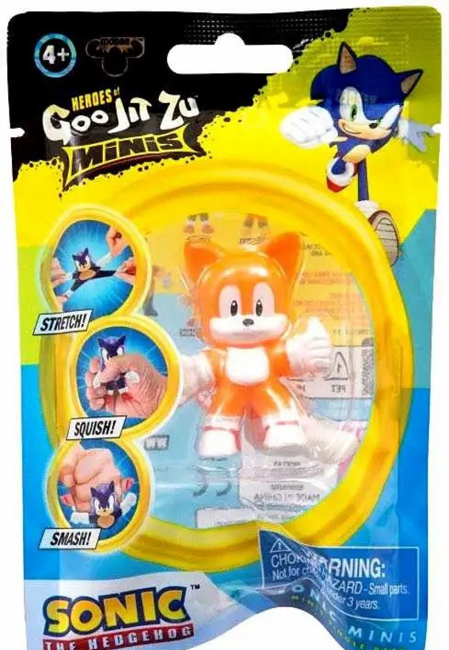 All Brands Moose Toys | Heroes Of Goo Jit Zu Sonic The Hedgehog Minis Tails 2.5-Inch Mini Figure