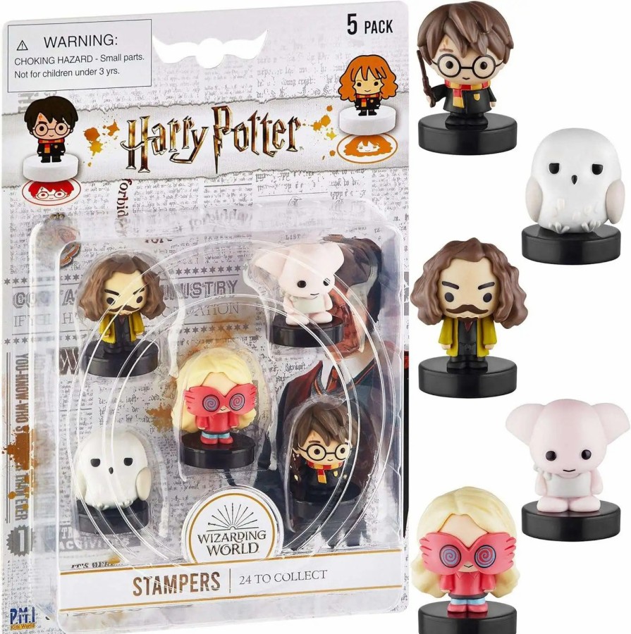 All Brands PMI | Harry Potter, Hedwig, Doby, Luna Lovegood & Sirius Black Stamper 5-Pack