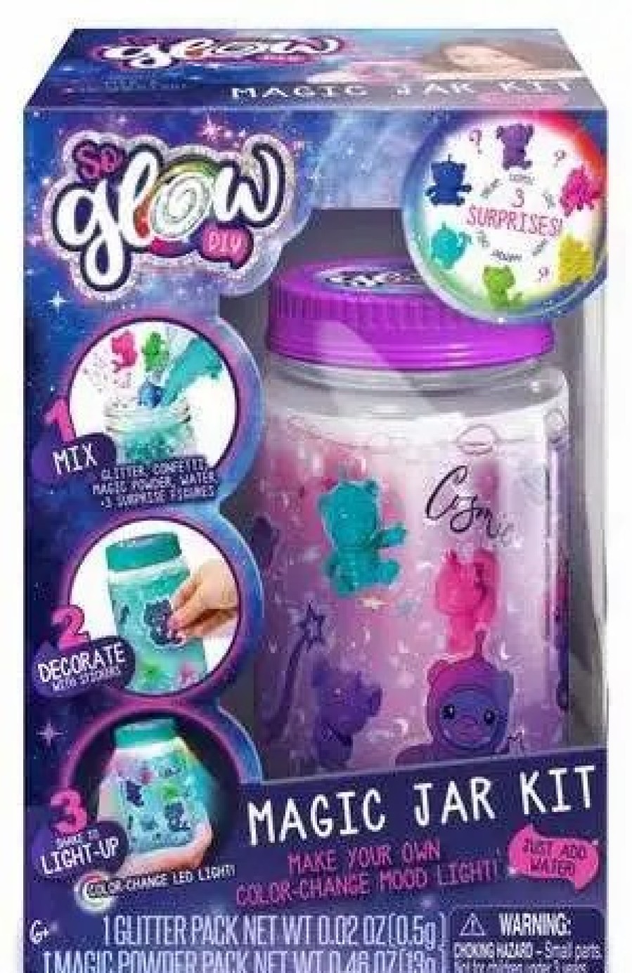 All Brands Canal Toys | So Glow Diy Magic Jar Cosmic Kit