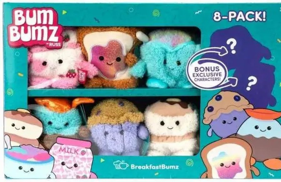 All Brands Jazwares | Bumbumz Breakfastbumz 4.5-Inch Bean Plush 8-Pack