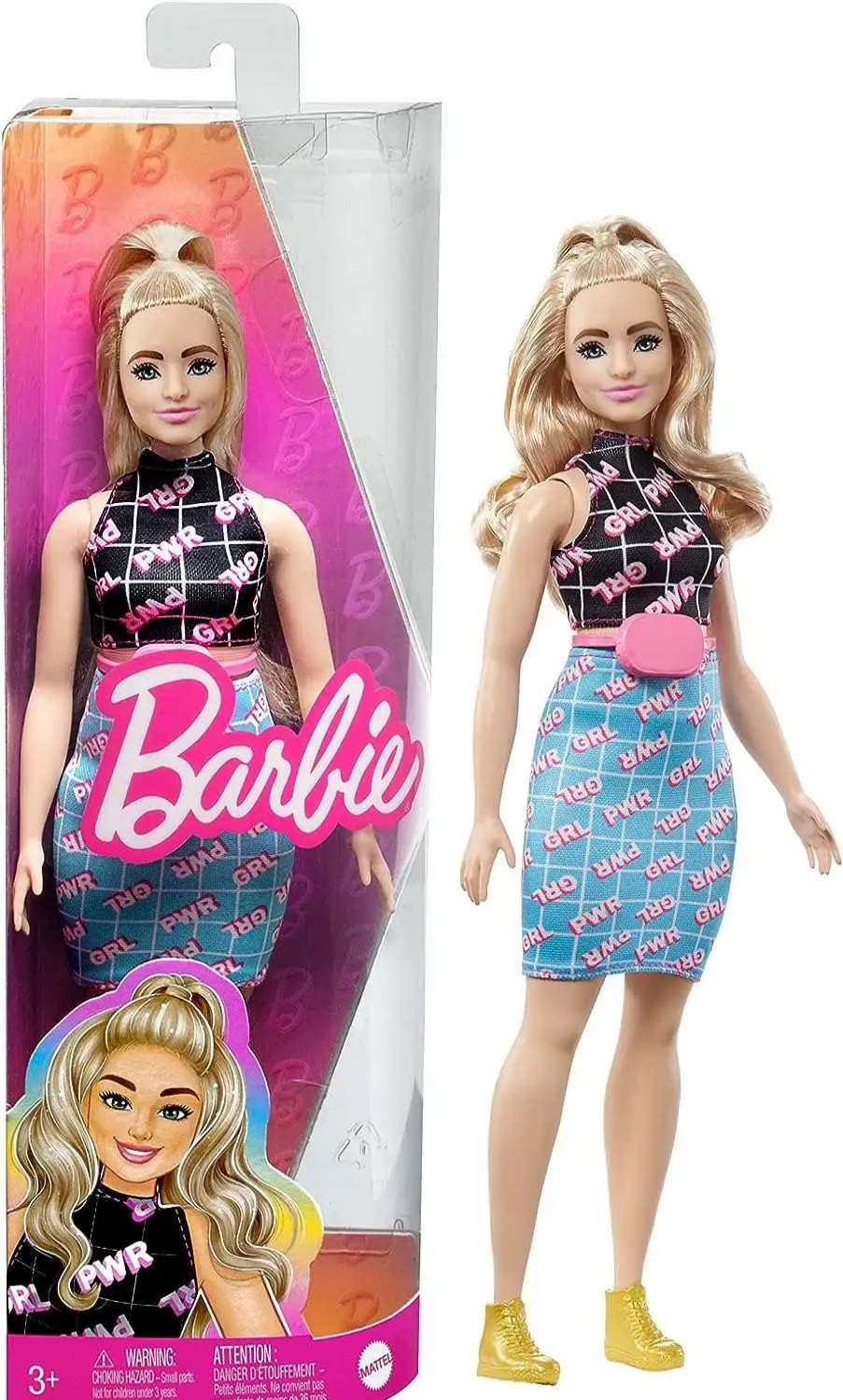 All Brands Mattel | Fashionistas Barbie 13.25-Inch Doll [Blonde In Girl Power Outfit]