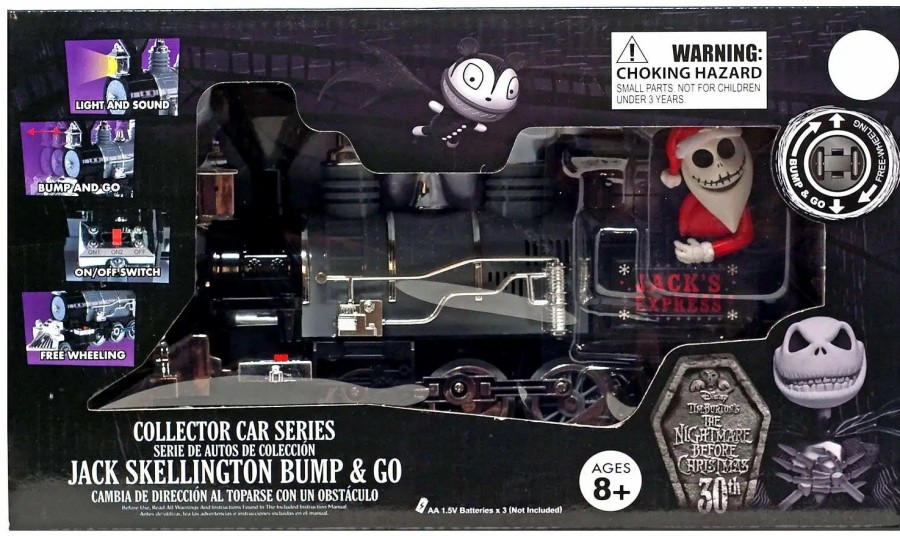 All Brands Ruz | Disney The Nightmare Before Christmas Collector Car Series Jack Skellington Bump & Go Vehicle