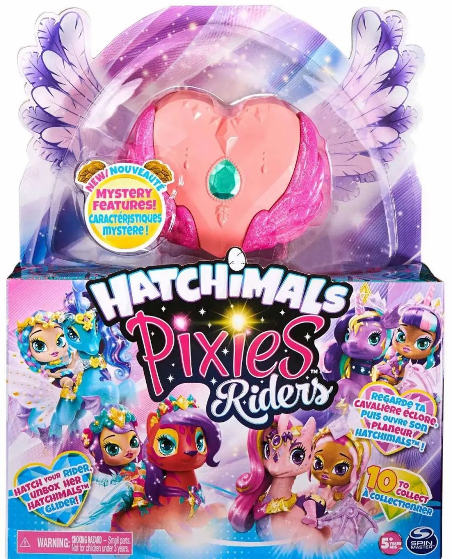 All Brands Spin Master | Hatchimals Pixies Riders Radiant Roxy & Tigrette Glider Figure