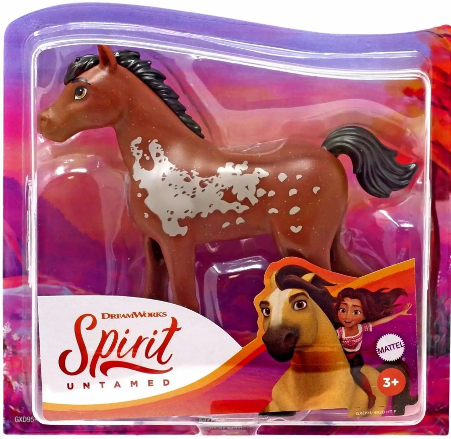 All Brands Mattel | Spirit Untamed Herd Horse Dark Brown 5-Inch Figure