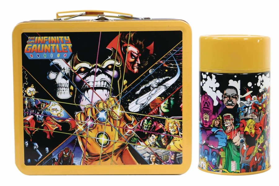 All Brands Surreal Entertainment | Marvel Infinity Gauntlet Exclusive Lunch Box With Thermos [Comic] (Pre-Order Ships February)