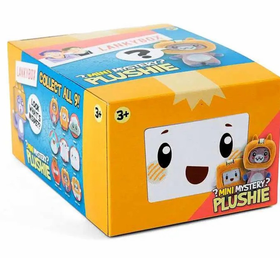 All Brands Bonkers Toy Co. | Lankybox Mini Plushie 6-Inch Mystery Pack [1 Random Character!]