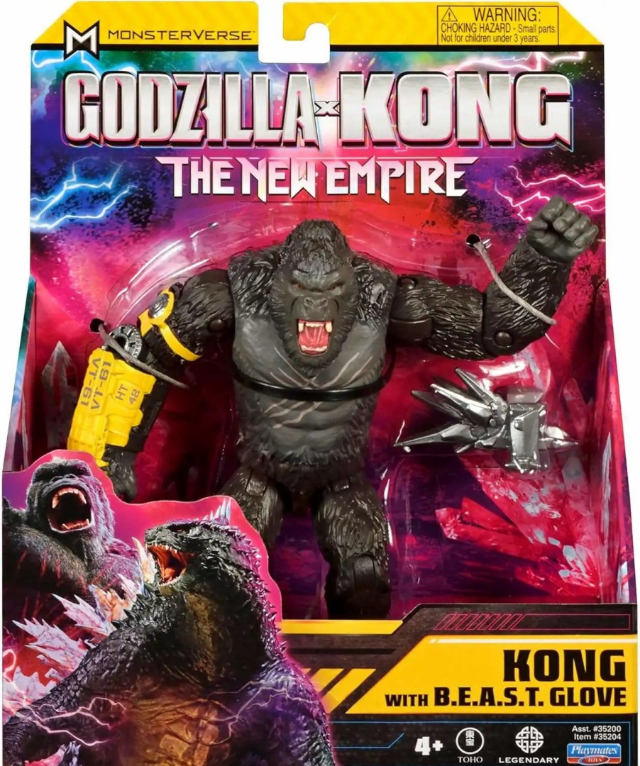 All Brands Playmates | Godzilla X Kong The New Empire Monsterverse Kong Action Figure [With Beast Glove]