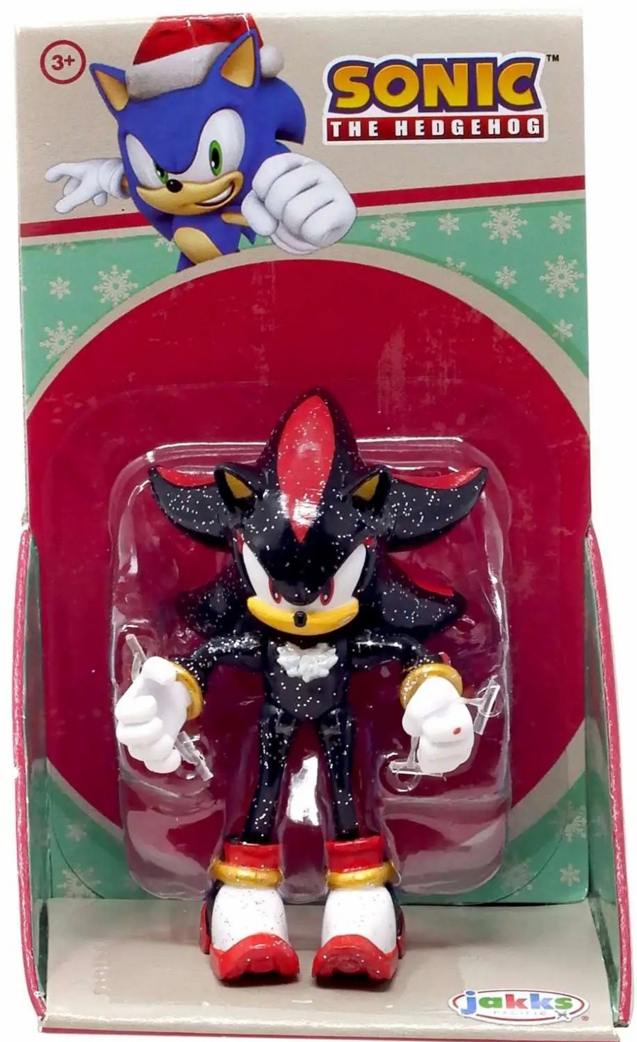 All Brands Jakks Pacific | Sonic The Hedgehog Holiday Shadow 2.5-Inch Mini Figure