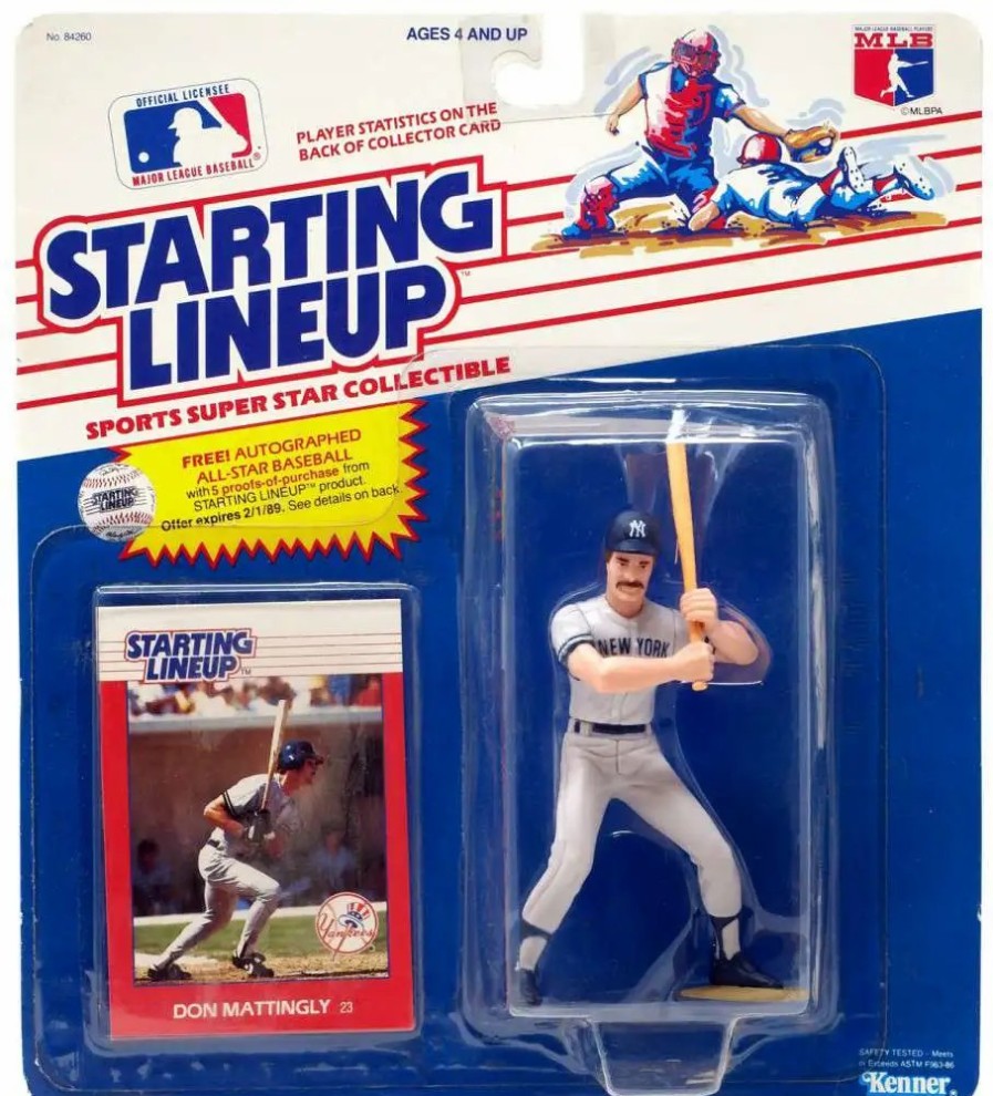 All Brands Kenner | Mlb Starting Lineup Don Mattingly Action Figure [Moderate Shelf Wear]