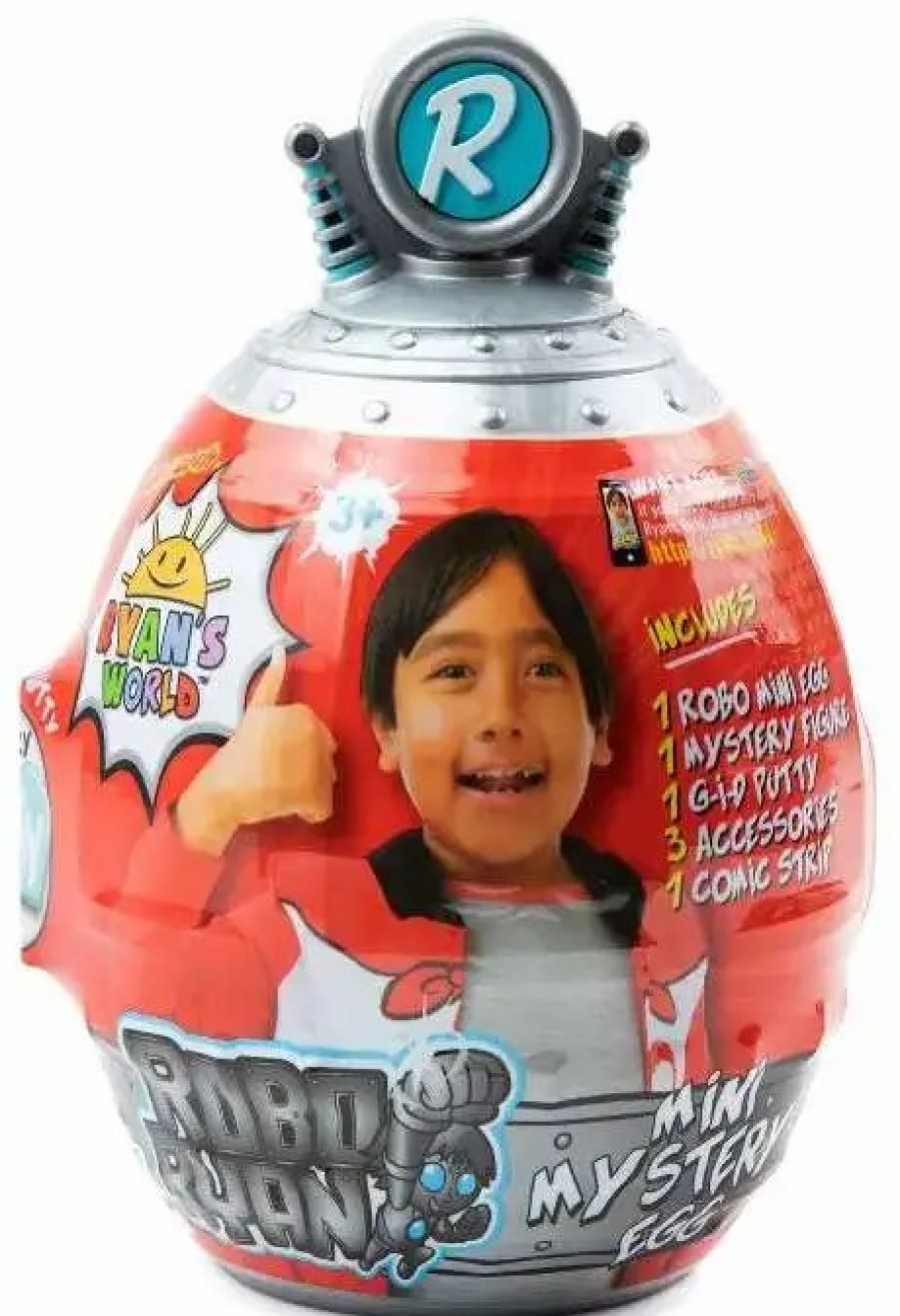 All Brands Bonkers Toy Co. | Ryan'S World Robo Ryan Mini Mystery Egg Mystery Surprise