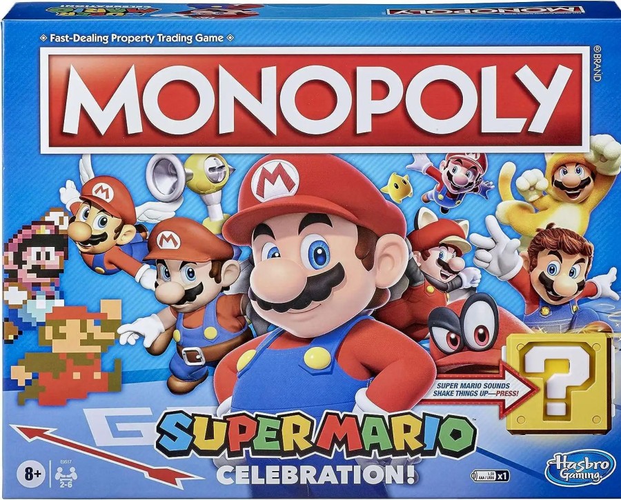 All Brands Hasbro Toys | Monopoly Super Mario Celebration Board Game