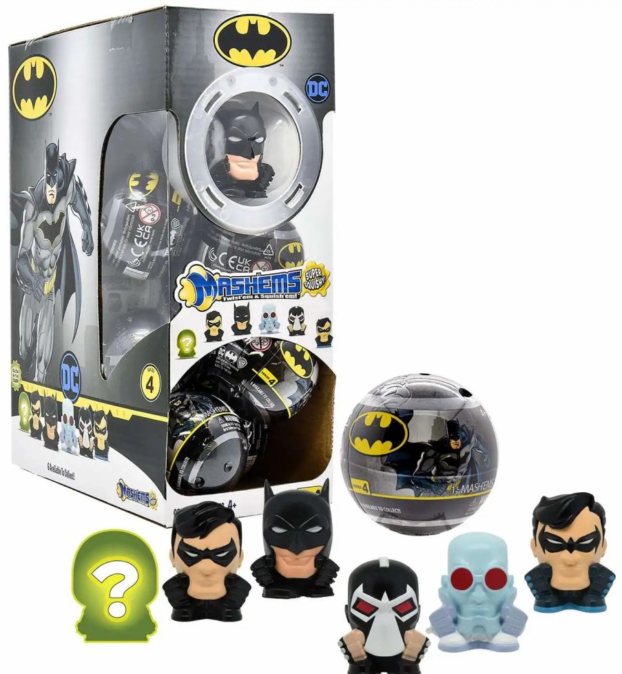 All Brands Basic Fun | Dc Batman Mashems Series 4 Mystery Box [20 Packs]