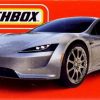 All Brands Mattel | Matchbox 70Th Anniversary Drive Your Adventure Tesla Roadster Diecast Car