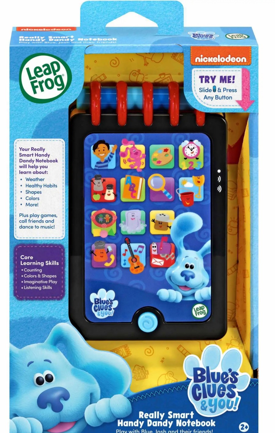 All Brands Leapfrog | Leapfrog Blue'S Clues & You! Really Smart Handy Dandy Notebook Playset