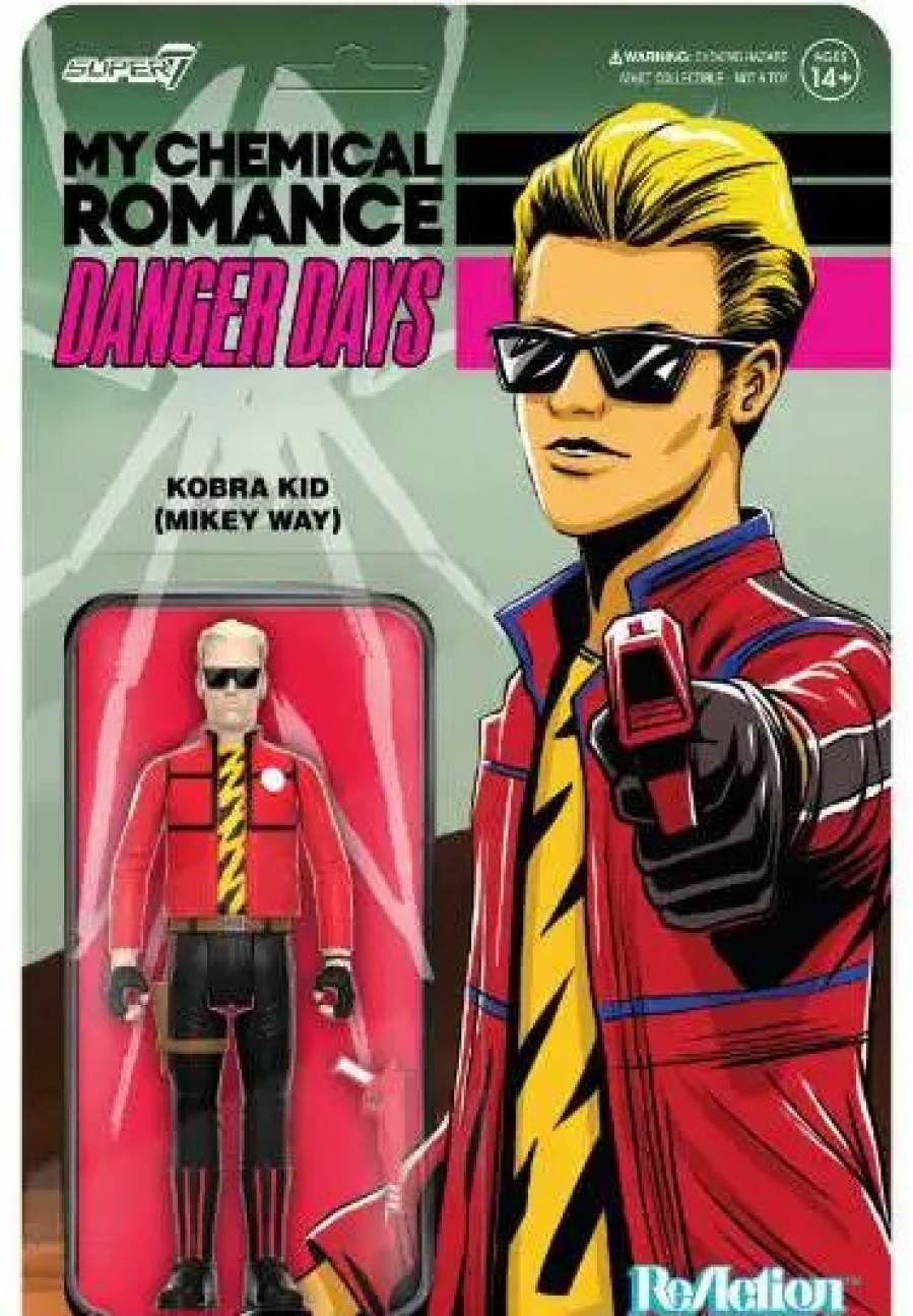 All Brands Super7 | My Chemical Romance Reaction Danger Days Kobra Kid Action Figure [Mikey Way, Unmasked] (Pre-Order Ships February)