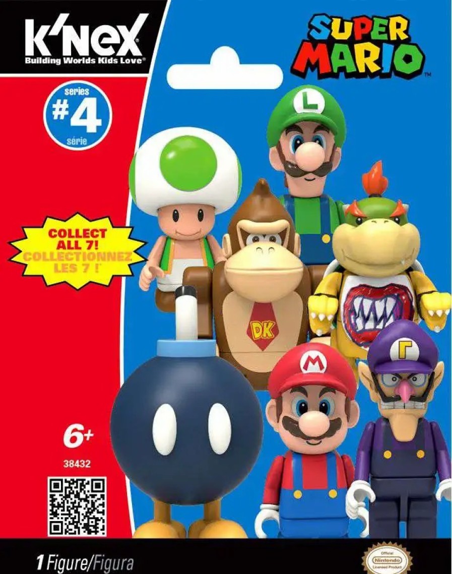 All Brands K'NEX | K'Nex Super Mario Series 4 Mystery Pack #38432 [1 Random Figure]