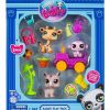 All Brands Basic Fun | Littlest Pet Shop 2024 Generation 7 Safari Play Pack Mini Figure 3-Pack [Rhino, Giraffe & Monkey, 10 Accessories, Card & Virtual Code] (Pre-Order Ships February)