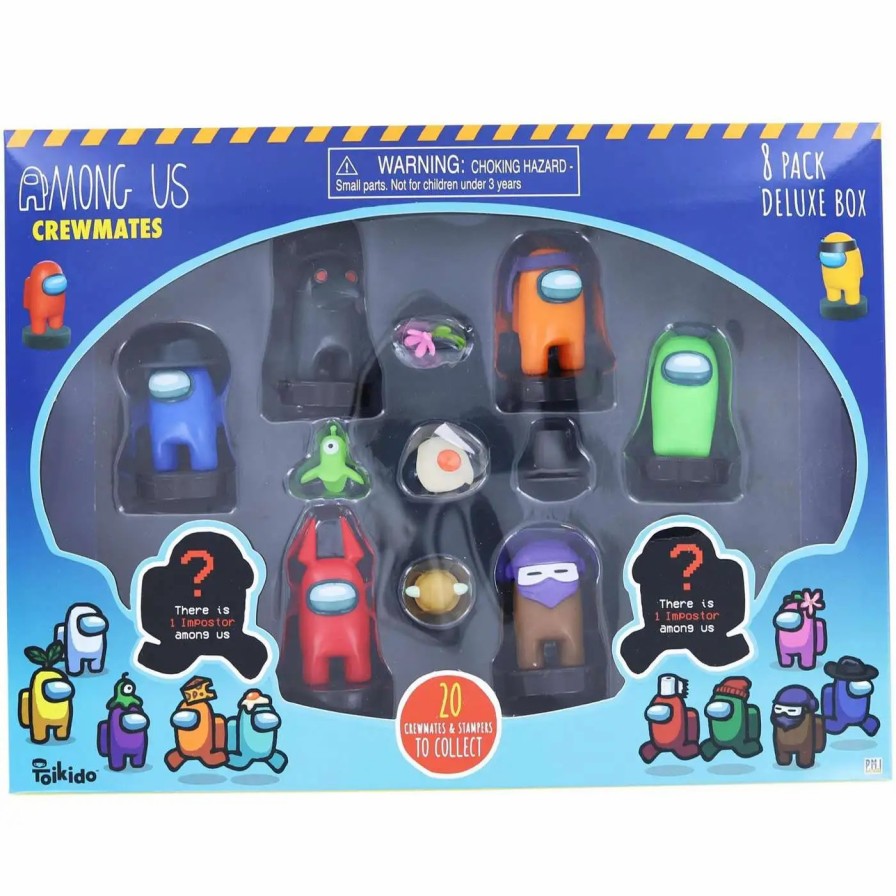 All Brands PMI | Among Us Crewmate Stampers Boxed 8-Pack [8 Random Figures]