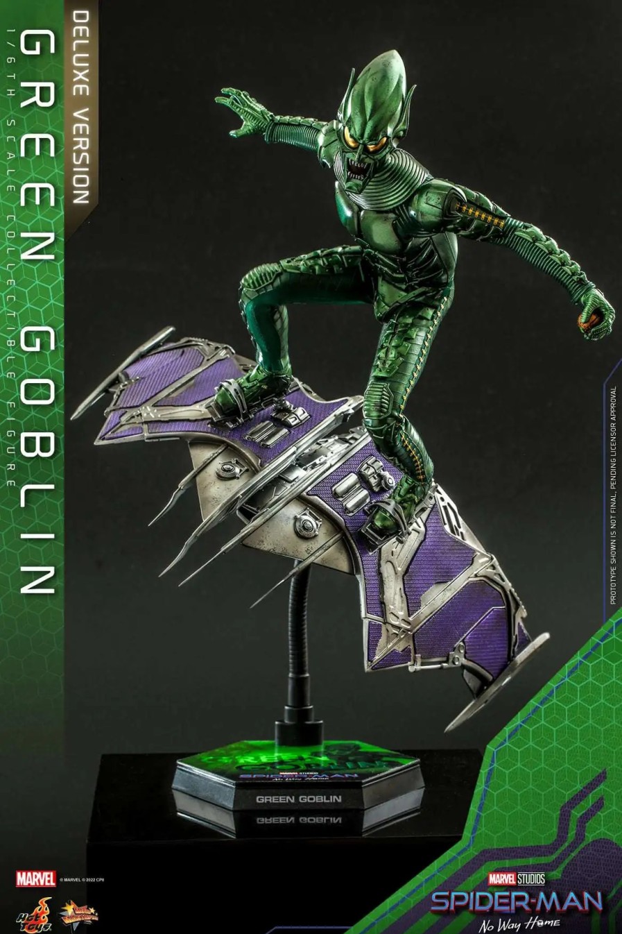 All Brands Hot Toys | Marvel Spider-Man: No Way Home Movie Masterpiece Green Goblin Collectible Figure [Deluxe Version]