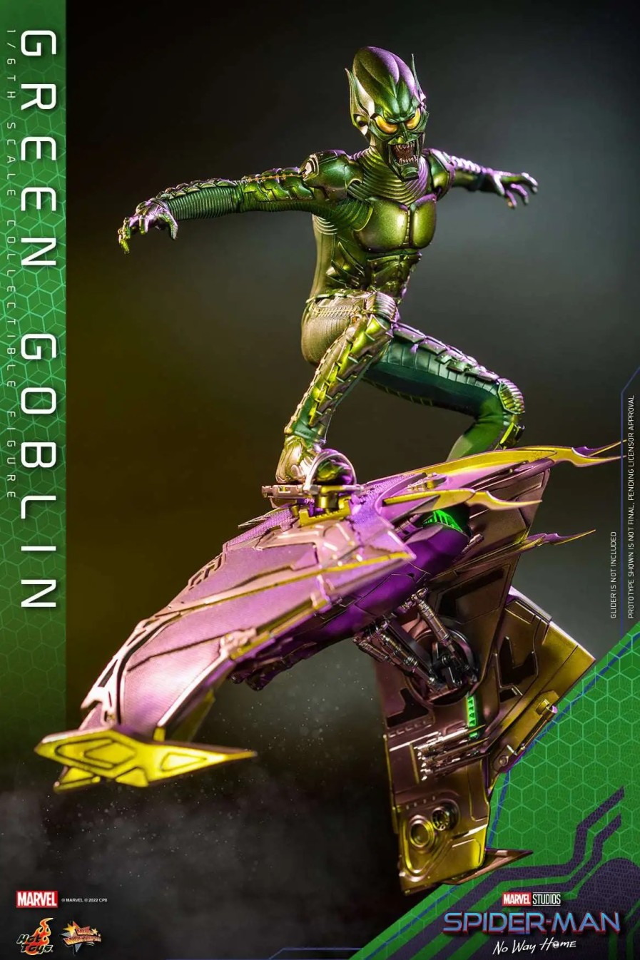 All Brands Hot Toys | Marvel Spider-Man: No Way Home Movie Masterpiece Green Goblin Collectible Figure [Regular Version]