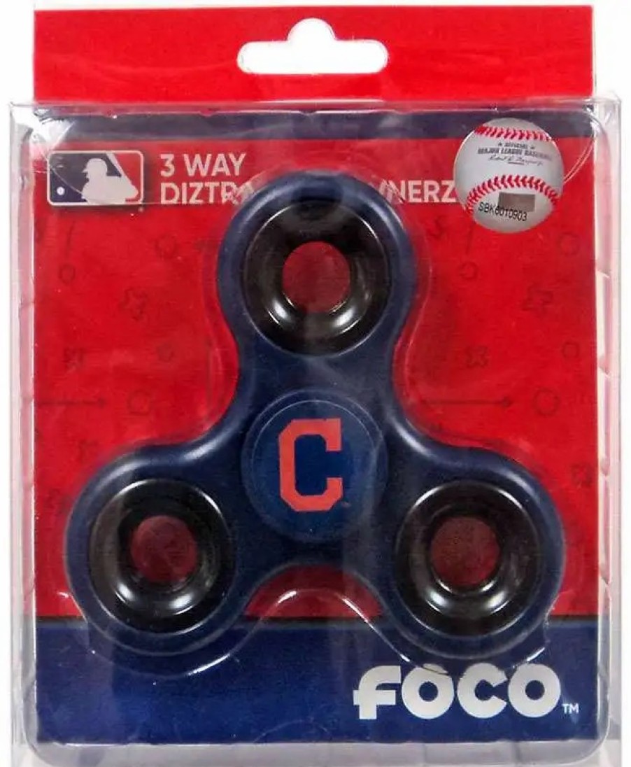 All Brands Forever Collectibles | Hand Spinner Mlb Three Way Team Spinners Cleveland Indians Spinner