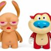 All Brands Kidrobot (NECA) | Ren & Stimpy 3-Inch Vinyl Figure 2-Pack