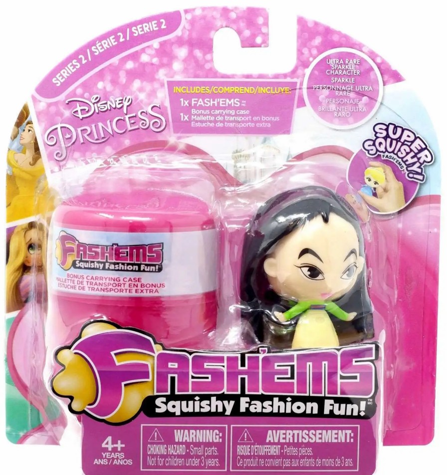 All Brands Basic Fun | Disney Princess Fashems (Mashems) Series 2 Mulan Mini Figure