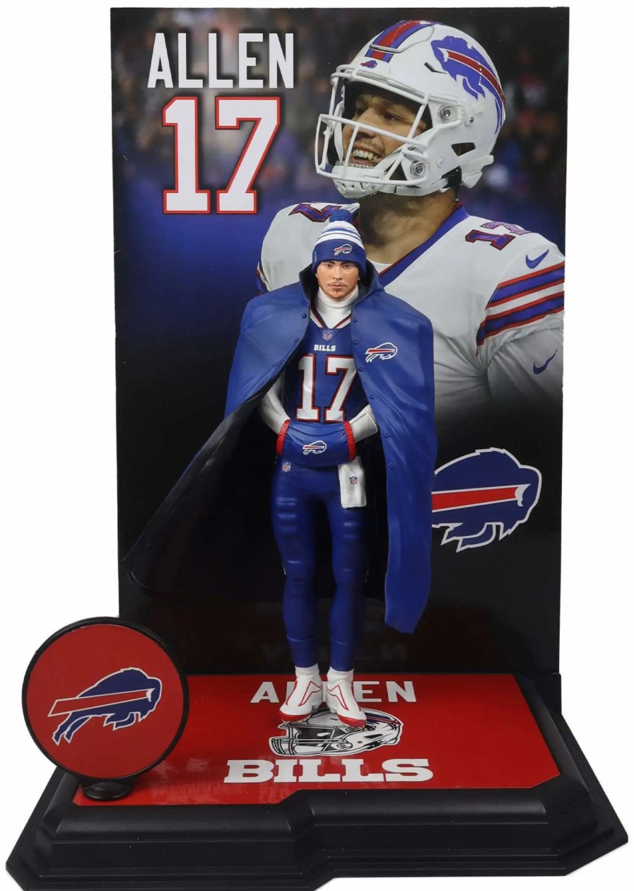 All Brands McFarlane Toys | Mcfarlane Toys Nfl Buffalo Bills 2023 Sports Football Josh Allen Action Figure [Blue Jersey, Chase]