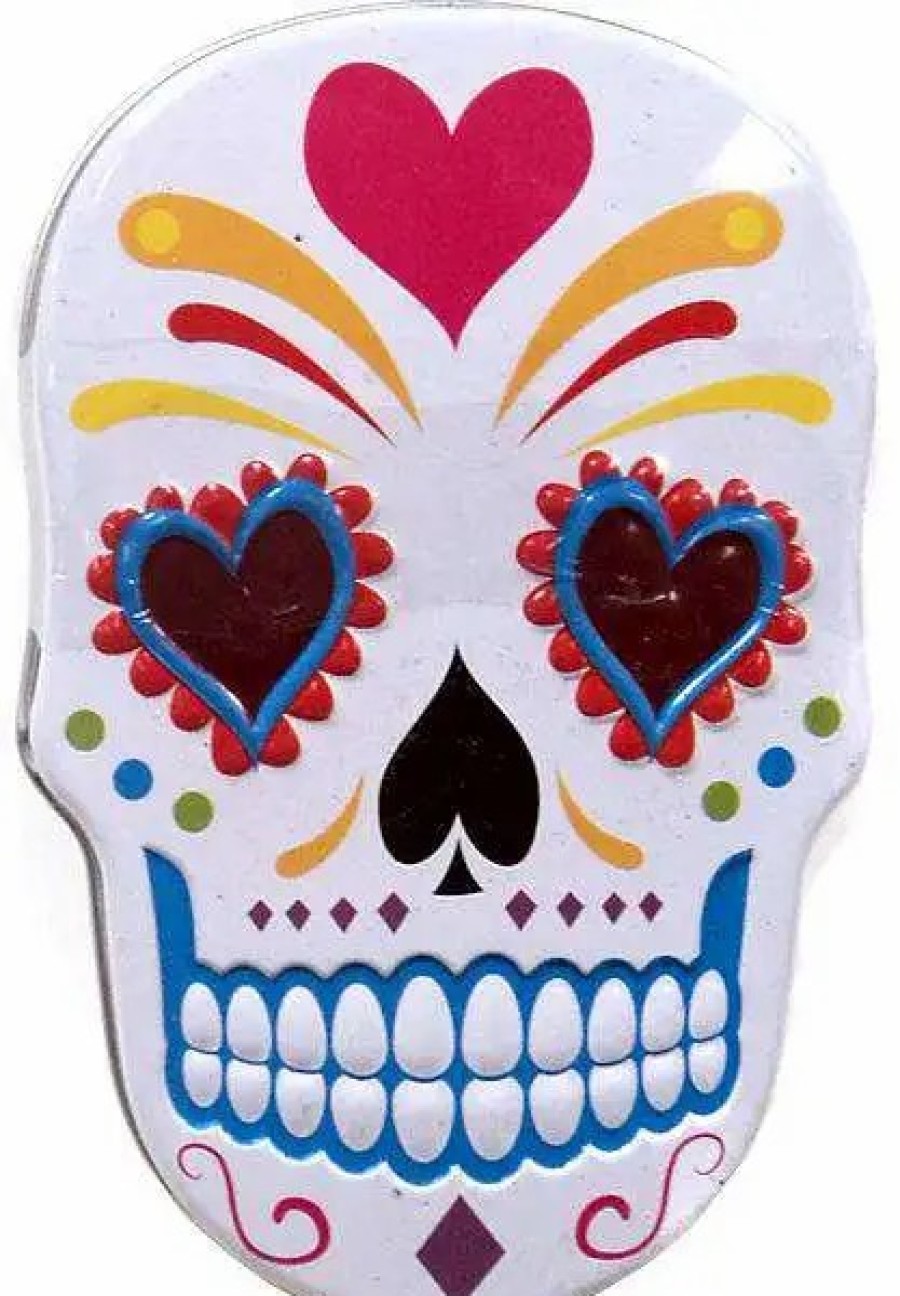 All Brands Boston America | Sugar Skull Candy Tin [White]