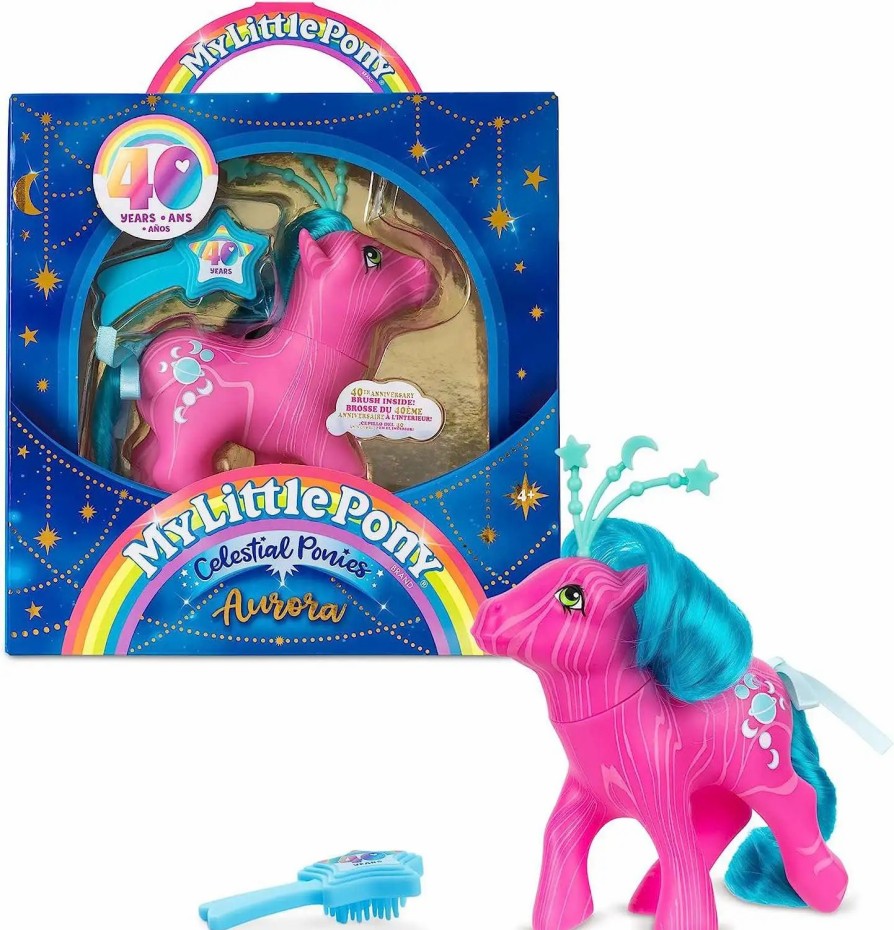 All Brands Basic Fun | My Little Pony 40Th Anniversary Celestial Ponies Aurora Figure