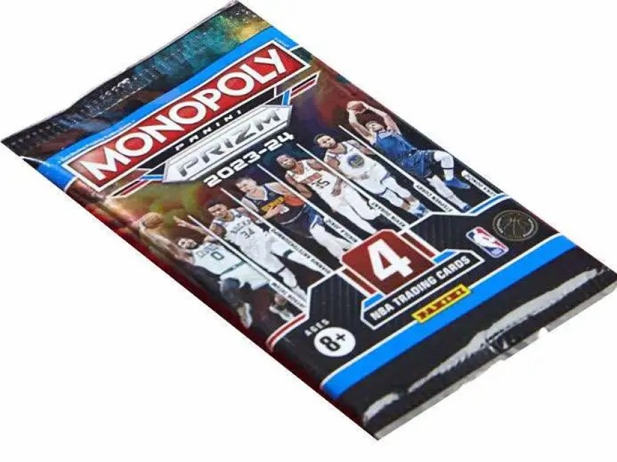 All Brands Panini | Nba Monopoly 2023-24 Prizm Basketball Trading Card Booster Pack [4 Cards] (Pre-Order Ships May)