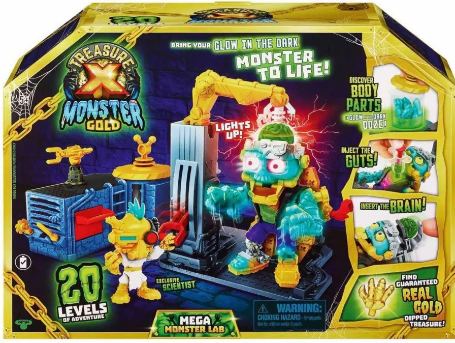 All Brands Moose Toys | Treasure X Monster Gold Mega Monster Lab Exclusive Playset [Glow-In-The-Dark]