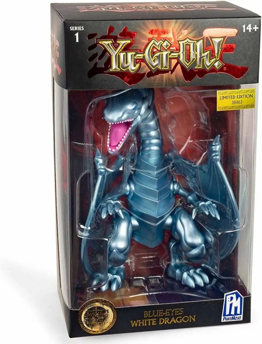 All Brands PhatMojo | Yugioh Blue-Eyes White Dragon Deluxe Action Figure [Limited Edition]