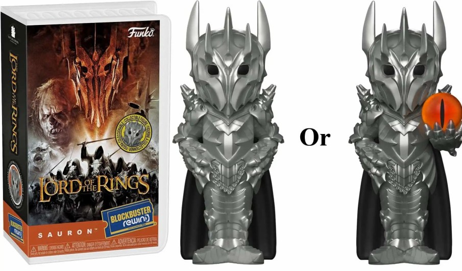 All Brands Funko | Funko The Lord Of The Rings Blockbuster Rewind Sauron Vinyl Figure [1 Random Figure, Look For The Chase!]