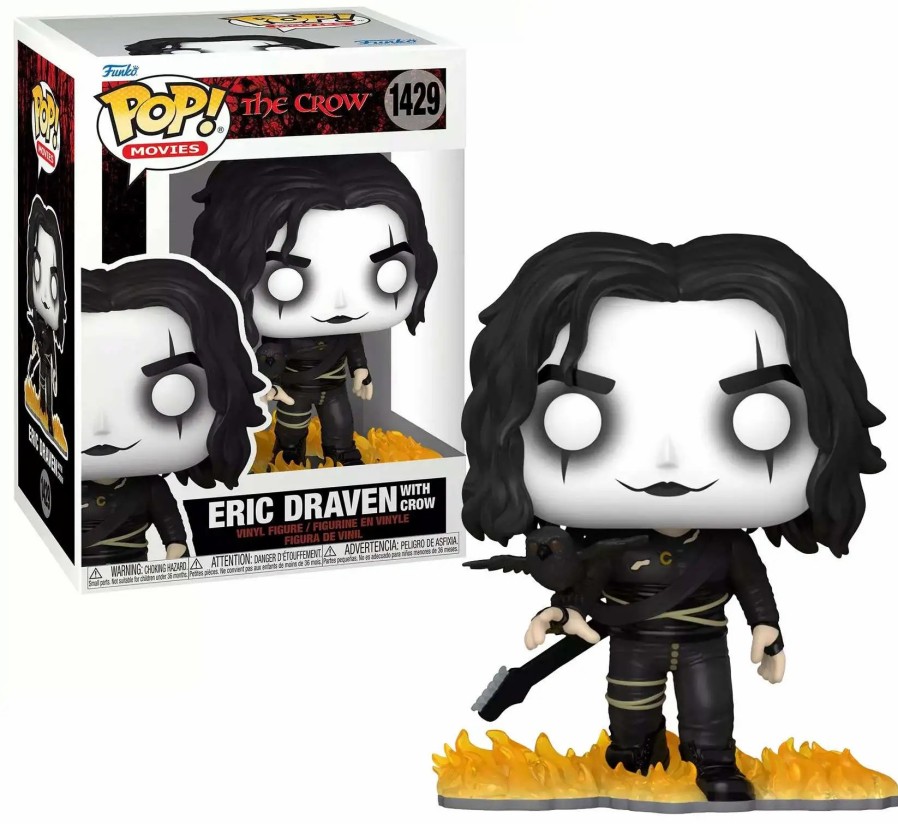 All Brands Funko | Funko The Crow Pop! Movies Eric Draven Exclusive Vinyl Figure #1429 [Glow-In-The-Dark]