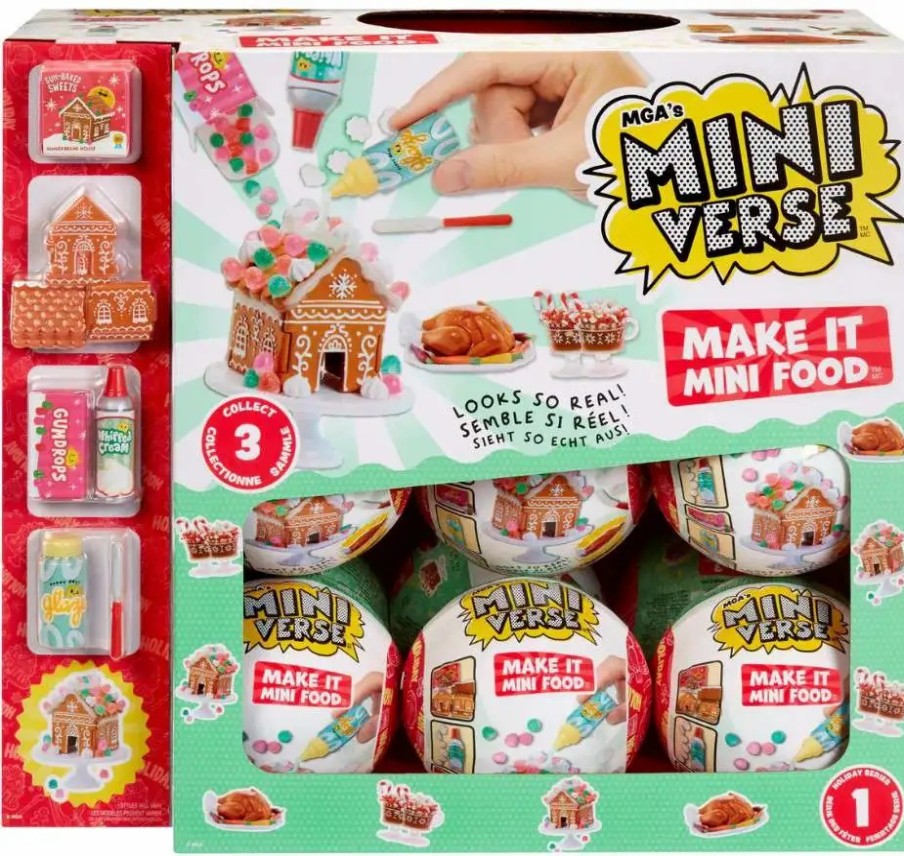 All Brands MGA Entertainment | Miniverse Make It Mini Food Diner Holiday Mystery Box [18 Packs]