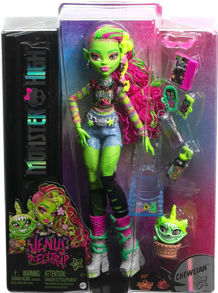 All Brands Mattel Toys | Monster High Venus Mcflytrap Doll [With Chewlian] (Pre-Order Ships February)