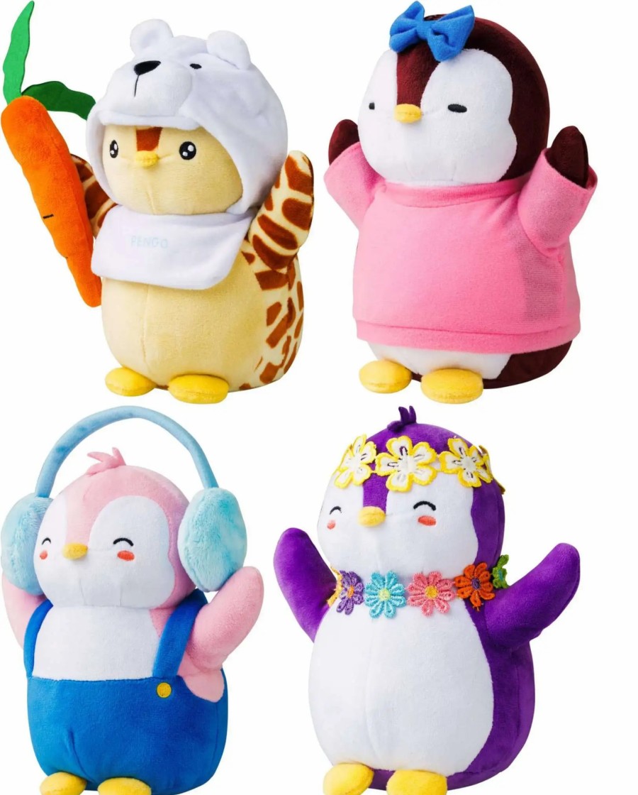 All Brands PMI | Pudgy Penguins Plush Buddies 8-Inch Set Of 4 Plush