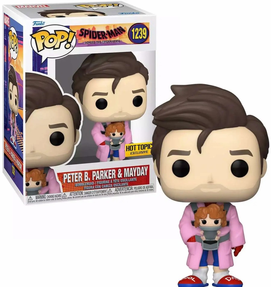 All Brands Funko | Funko Spider-Man Across The Spiderverse Pop! Marvel Peter B. Parker & Mayday Exclusive Vinyl Figure #1239