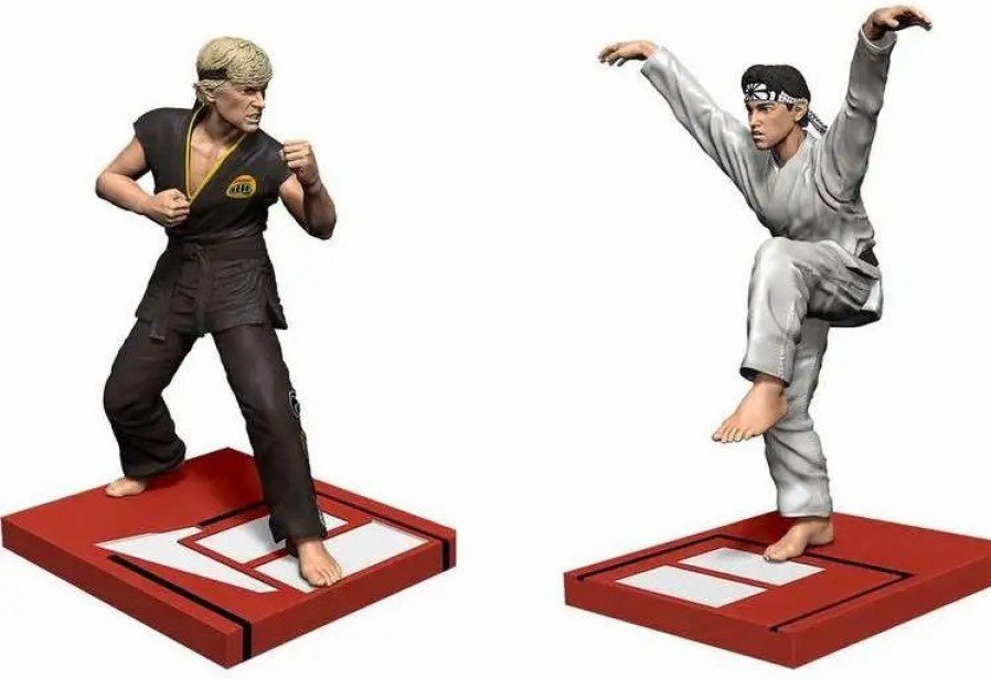 All Brands Icon Heroes | The Karate Kid All Valley Karate Championship Daniel Vs. Johnny Exclusive 8-Inch Statue Set [Only 1,000 Made!]