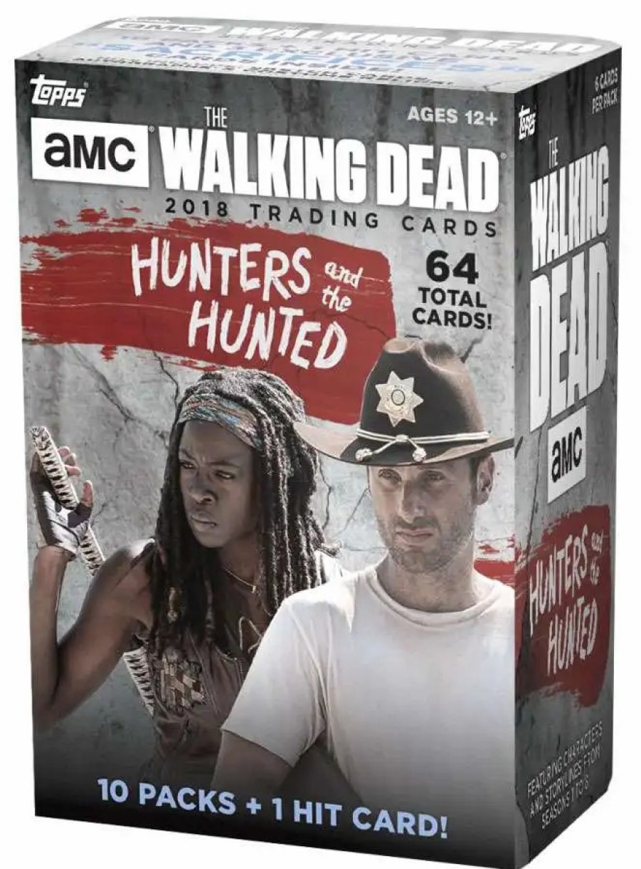 All Brands Topps | The Walking Dead Topps Hunters & The Hunted Trading Card Blaster Box [10 Packs + 1 Hit Card]