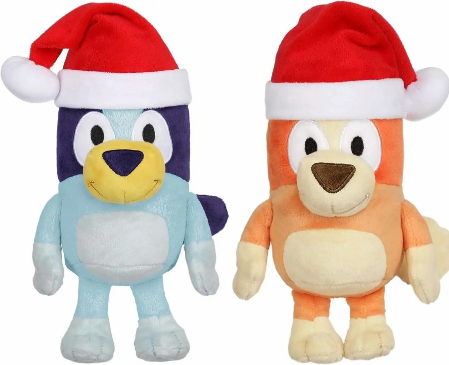 All Brands Moose Toys | Christmas Holiday Festive Bluey & Bingo 7.5-Inch Plush 2-Pack