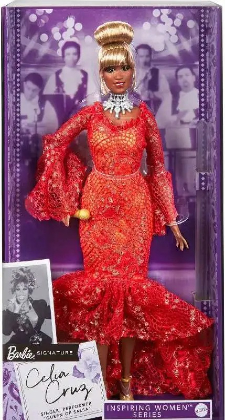 All Brands Mattel | Barbie Signature Inspiring Women Celia Cruz Doll