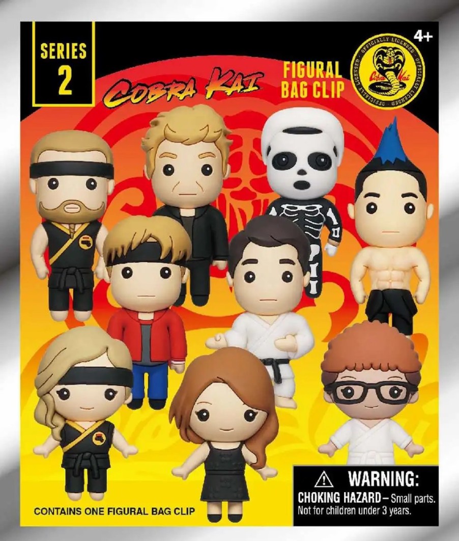 All Brands Monogram | 3D Figural Bag Clip Cobra Kai Series 2 Mystery Pack [1 Random Figure]