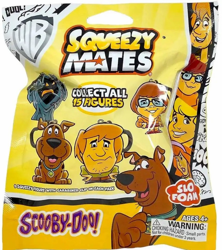 All Brands Party Animal Toys | Squeezy Mates Scooby-Doo Mystery Pack [1 Random Slo Foam Figure]