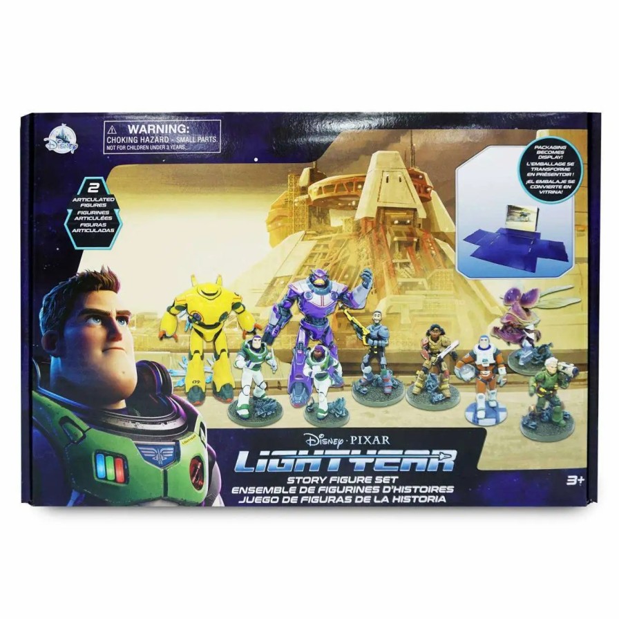 All Brands Disney | Disney / Pixar Lightyear Movie Story Set Exclusive 9-Piece Pvc Figure Play Set