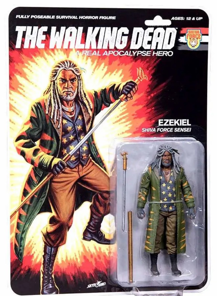 All Brands McFarlane Toys | Mcfarlane Toys The Walking Dead Shiva Force Ezekiel Action Figure [Full Color]