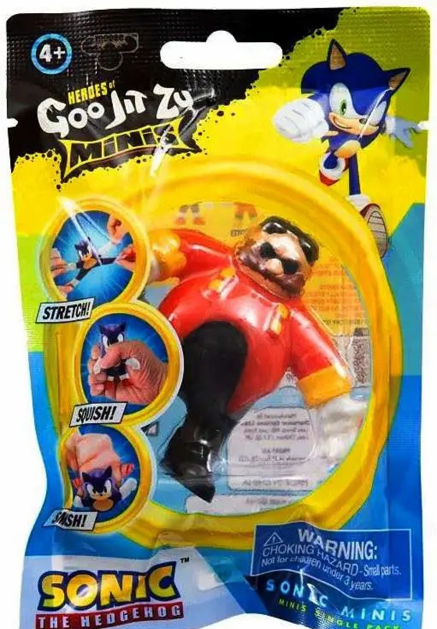 All Brands Moose Toys | Heroes Of Goo Jit Zu Sonic The Hedgehog Minis Dr. Eggman 2.5-Inch Mini Figure