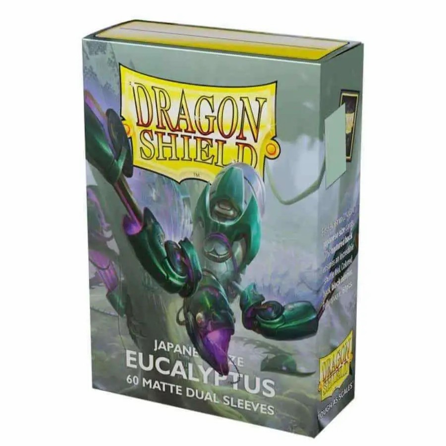 All Brands Arcane Tinmen | Dragon Shield Japanese Size Eucalyptus Card Sleeves [Matte Dual/60 Card]