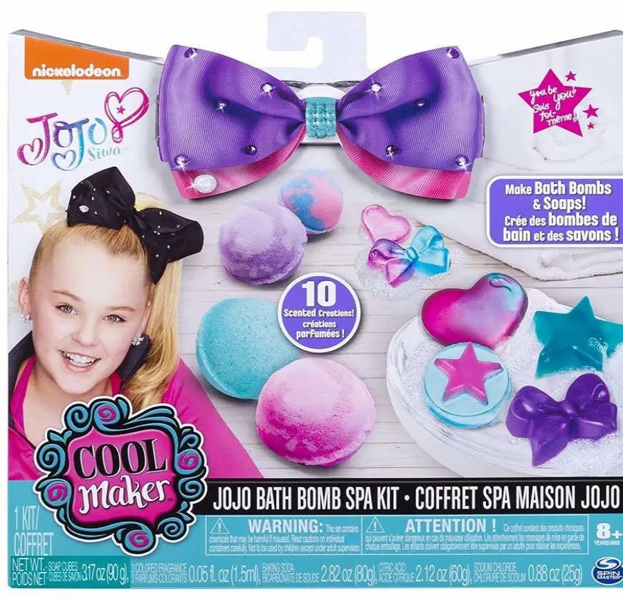 All Brands Spin Master | Nickelodeon Jojo Siwa Cool Maker Jojo Bath Bomb Spa Kit